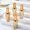 In Stock Electroplating Arabic Gold Sliver Black 15ml Refillable Glass Spray Perfume Bottle United Arab Emirates Perfume Bottle
