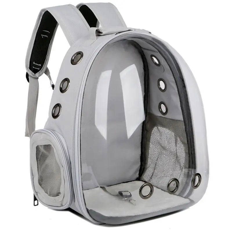 Luxury Eco-Friendly Fashion Portable Transparent Pet Travel Carrier Bag Ventilated Cat Dog Backpack Breathable Cat Veterinary