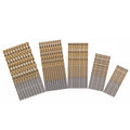Straight Handle Bright Uncoated Round Round Shank Combination Set 1-3mm High Speed Steel HSS Open Hole 50PCs