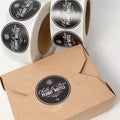 Waterproof Vinyl Round Label Sticker Roll Custom Logo Circle Packaging for Food for Candy Pizza Olive Oil Sugar