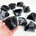 5-20cm Wholesale Large Natural Raw Obsidian Stone Rough for Jewelry Making