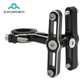 ZOYOSPORTS Bicycle Bottle Cage Conversion Seat 360 Degree Rotating Water Bottle Holder Bottle Cage Double Conversion Seat