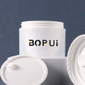 Luxury PP 50g 100g 120g 150g Cosmetic Plastic Jars Flip Top Eye Cream Jar Spoon Toner Pad Container Tweezers Silk Screen Printed