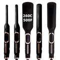 Rose Gold Titanium Mch Heater Multi Size Electric Flat Iron Professional Portable Hair Straightener Plancha De Cabello