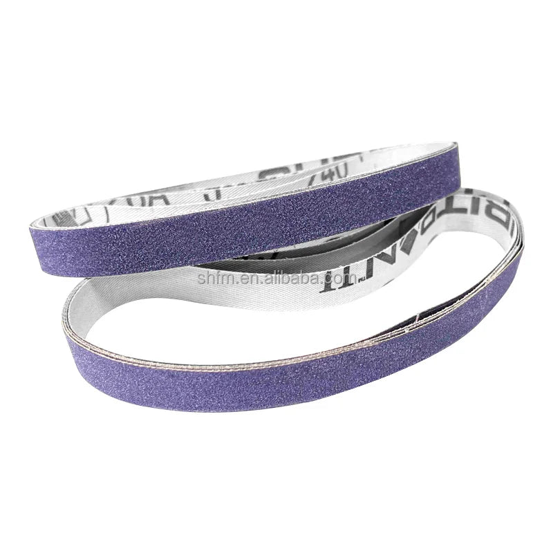 Cubitron II  726A Ceramic & Aluminum Oxide Abrasive Cloth Narrow Sanding Belt for Metal Grinding