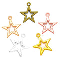 YuenZ 15*13mm 6 Color 100pcs/bag Star Charm Zinc Alloy Pendant DIY Bracelet Necklace Jewelry Handmade Accessories L339