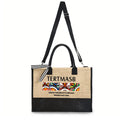 Wholesale Women Cut Shoulder Bags Cotton Canvas Tote Bag with Inside Pocket Large Capacity Waterproof Pvc Canvas Tote Bag