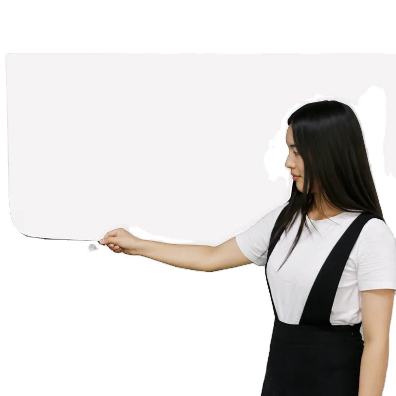 Customized Adhesive Dry Erase Sticky 20m Wall Paper Hold Magnet Roll up Soft Magnetic Whiteboard Sticker for Home Office School