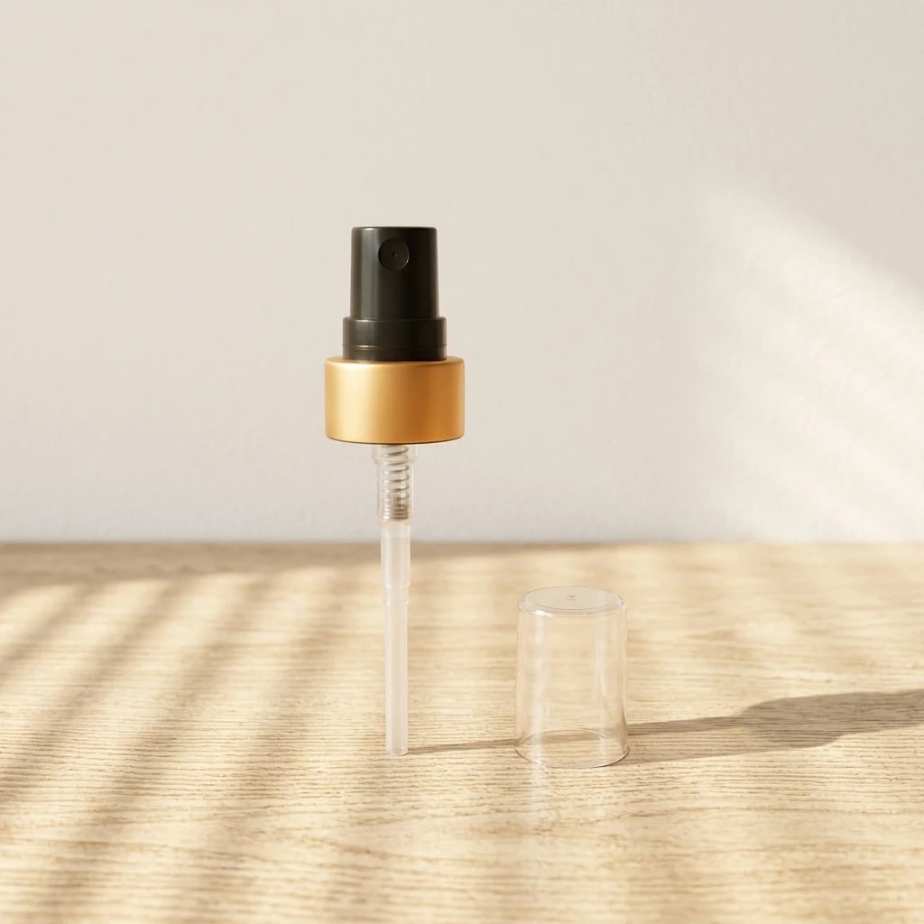 Free Sample Perfume Sprayer Plastic Bottle Stopper with Clear Cap Customizable Color Non Spill Spray Pump Yo Li O Yo Li O-243