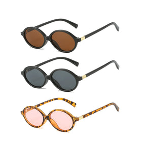 Classic Retro Sunglasses Vintage UV400 Fashion Small Oval Sunglasses Women Custom LOGO Round Eyeglasses Frames