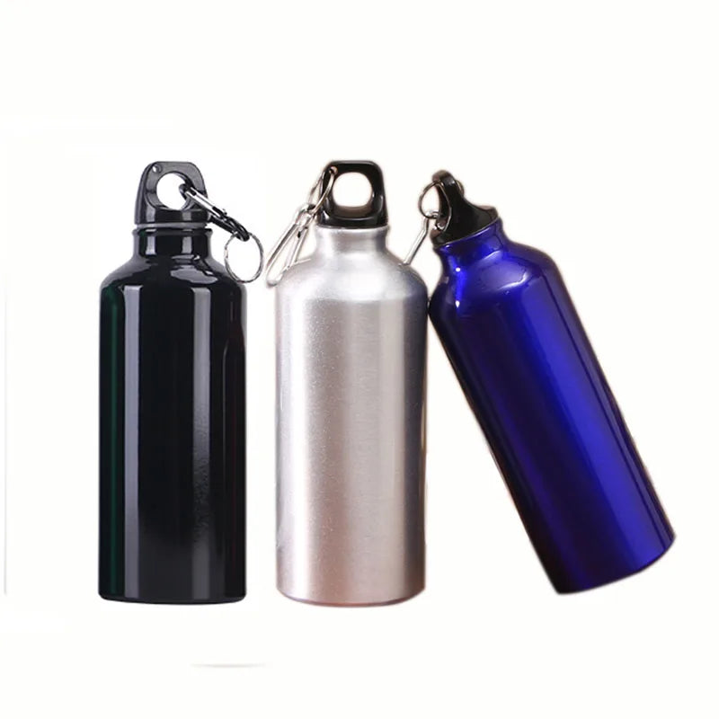 Multiple Color Custom 500ml Silkscreen UV Printing Wholesale Aluminum Water Bottle