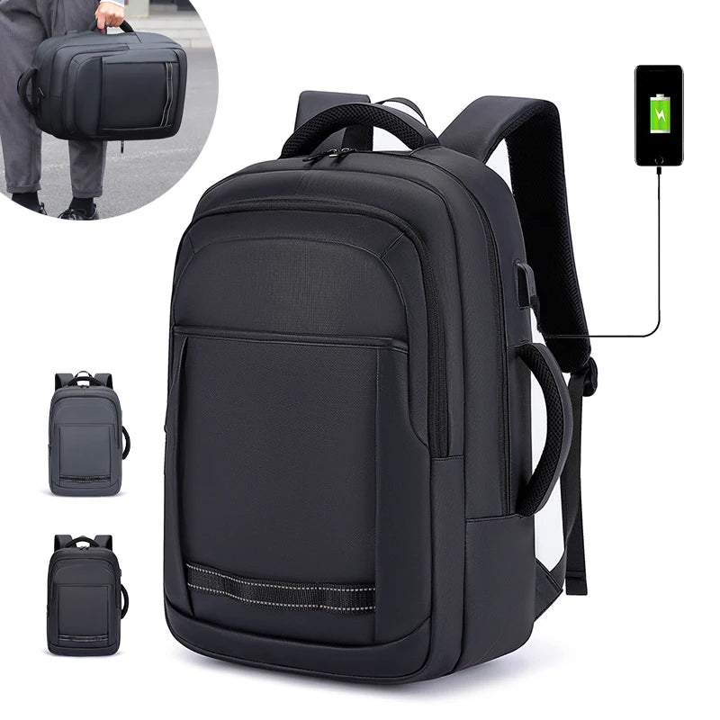 Custom logo Business USB Laptop Backpacks Waterproof Anti-theft Travel Notebook Backpack Large Capacity Computer Bags Backpack