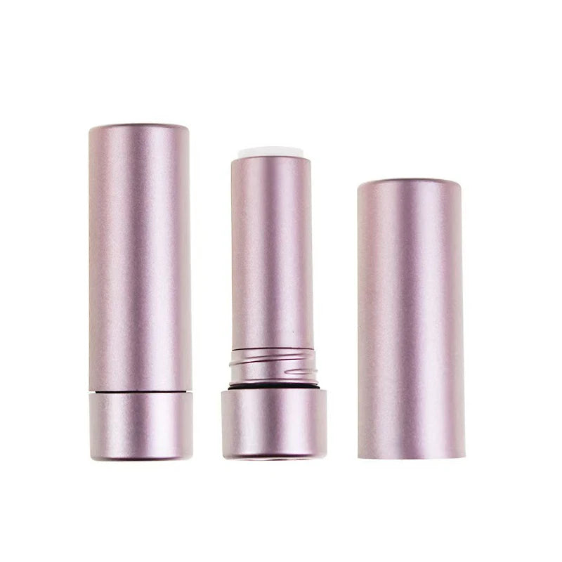 Wholesale 3.5g 5g Empty Lips Lipstick Tube With Rubber Seal Screw Closure Plastic Lip Balm Tube for Cosmetic Container Packaging