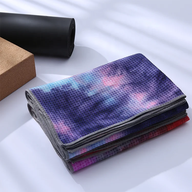 Yoga Towel Mat Hot Best Non slip Hand Target Microfiber Cover with Grip Slowtide Worx and Bikram Anti Sweat Set for