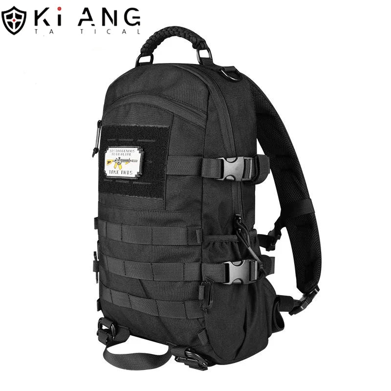 KIANG New Design Laser Cut Molle Expandable and Detachable Mochila Tactical Computer Backpack 35L Bag Waterproof