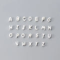 Handmade Custom 925 Sterling Silver Jewelry Smallest Cute A-Z 26 English Letter Charms Beads Pendant 6*4mm Findings