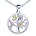 MOQ 1pc Hot Selling Mothers Day Gifts 925 Sterling Silver Tree of Life Pendant Necklace