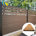 Outdoor Garden WPC Fence Panels with Wall Fencing WPC Boards Outdoor WPC Wood Grain Wall Fencing