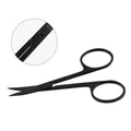 Mini Black Eyebrow Scissors Multifunctional Beauty Scissors for Eyelash Custom Logo Stainless Steel Bag Beauty Salons Sharp