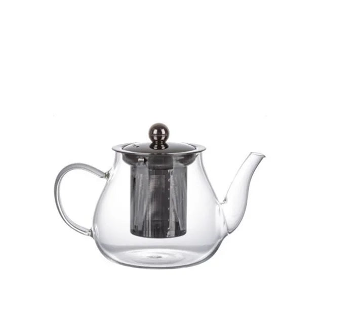 Wholesale Free OEM High Borosilicate Heat Resistant Teapot With Infuser Glass Teapot Set Teapot With Infuser