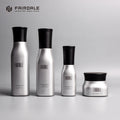 Custom Printed Matte Airless Frosted Glass Face Body Emty Pump Lotion Bottle Set for Cosmetic