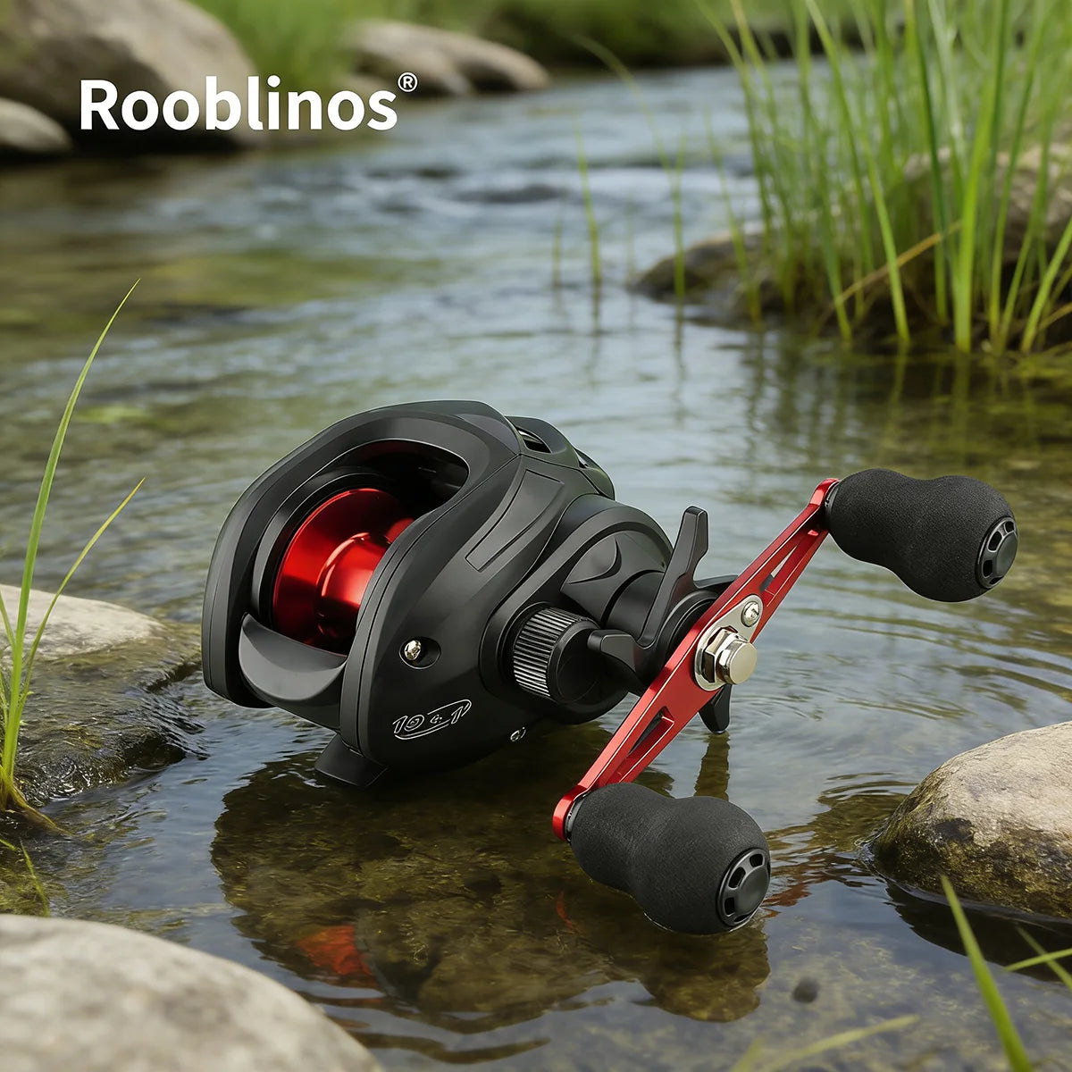 [Germany Stock] Rooblinos AC2000 Waterdrop Reel - 7.2:1 Gear Ratio Aluminum Nylon Structure Dual-speed System Anti-reverse