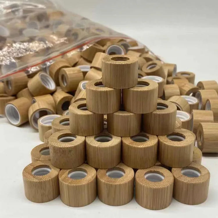 18mm 20mm 22mm 24mm 18-410 20-410 22-410 24-410 Reed Diffuser Wooden Cap Screw Wooden Lid for Diffuser Bottle