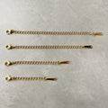 316L Stainless Steel Making Accessories 14K Gold 3cm 5cm  8cm 10cm  with Lobster Link Chain Extender DIY Jewelry Findings