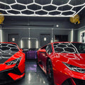 High Brightness Hexagonal LED Garage Light for Car Workshop with Detailing Function  LED Work Light