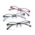 2023 Manufacturing Ultralight Classic Round Eyeglasses Metal Half Frame Optical Glasses Frames for Men Women