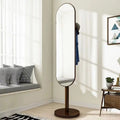 174*35cm New Design Full-length Mirror With Hanger Rotate Upright Bedroom Household Dressing Fitting Mirror Floor Mirror