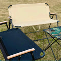 Heavy Duty Double Camping Bench Reinforced Steel Folding Loveseat Portable Outdoor Picnic Fishing Chair Seat MegaBDM