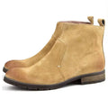 High Class Many Size European Style Cool Real Top Layer Cow Leather Boots for Men Genuine Leather Shoes Casual