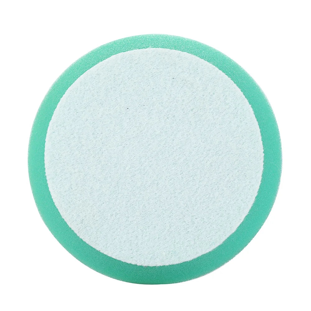 6.5'' Green Medium Polishing Foam Pad  DA Foam  Pad Sponge Buffing Wheel  Hook & Loop Type for Auto Detailing