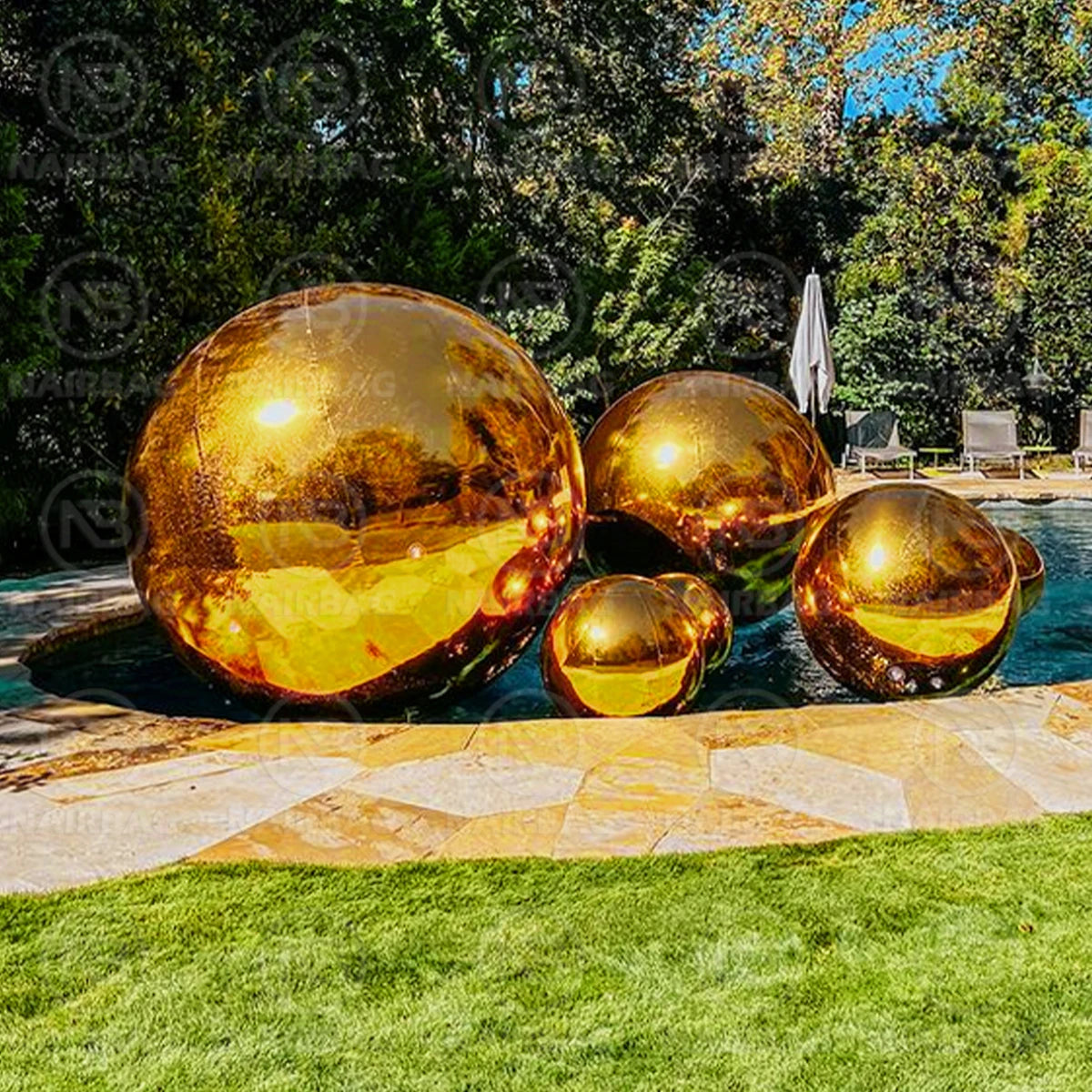 Inflatable Mirror Balloon Giant PVC Inflatable Mirror Ball for Nightclub Event Decoration Big Shiny Inflatable Balls