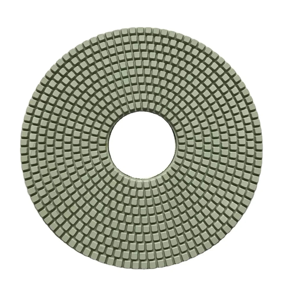 16Inch 400mm For Granite Marble Quartz Flexible Grinding disc Resin Bond Wet Diamond Polishing Pad
