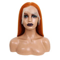 Lace Front Short Bob Wig Indian #350 13X4 Straight Lace Transparent Frontal Wigs Human Hair for Black Woman