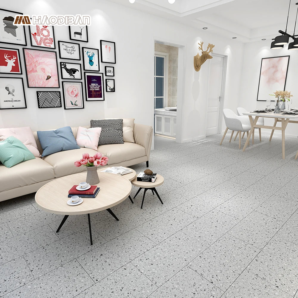 Luxury Vinyl Plank 2.5mm 3mm LVP Glue Down Cement Style Dryback Stone Look LVT Indoor Wear Resistant Flooring