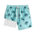 Mens Swimsuit Quick Dry Beach Wear Printed Fabric Hot Boys Cool Board Shorts Swim Trunks