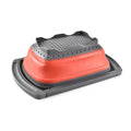 Home Kitchen Tools Fruits Food Silicone Drain Storage Plastic Folding Basket Fruit Washing Silicone Drain Basket
