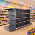 2025 Fashion and Modern Metallic Gondola Used Supermarket Shelf Rack/toy Display Rack