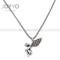 2025 Direct Deal Fine Stainless Steel Religious Mythology Fairy Angels Pendant with Zircon Cute Wing Pendant for Girls