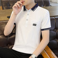 Wholesale and Custom New Style Men's High Quality Short Sleeve Fashion T-shirts Cotton Business Lapels Men's Polo Shirts