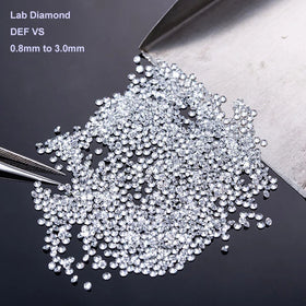 Starsgem HPHT DEF White Color Melee Size 0.03ct to 0.1ct Lab Diamond Hot Sale Round Shape VS Loose Diamonds Lab Grown