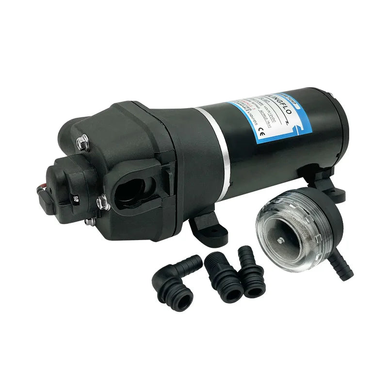 12V DC 17LPM High Flow Marine Diaphragm Water Pump FL-40 for Sea Water OEM Customizable CE Certified Honeywell Micro Switch