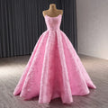Jancember 241022 Beautiful Scoop Pink A-line Evening Gowns Dresses for Girls