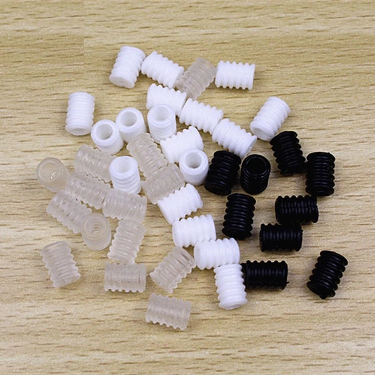 Hot Sale PVC Cord Locks Silicone Rope Stopper Cord Adjuster Lock Elastic Earloop Cord Lock Adjustable Buckle