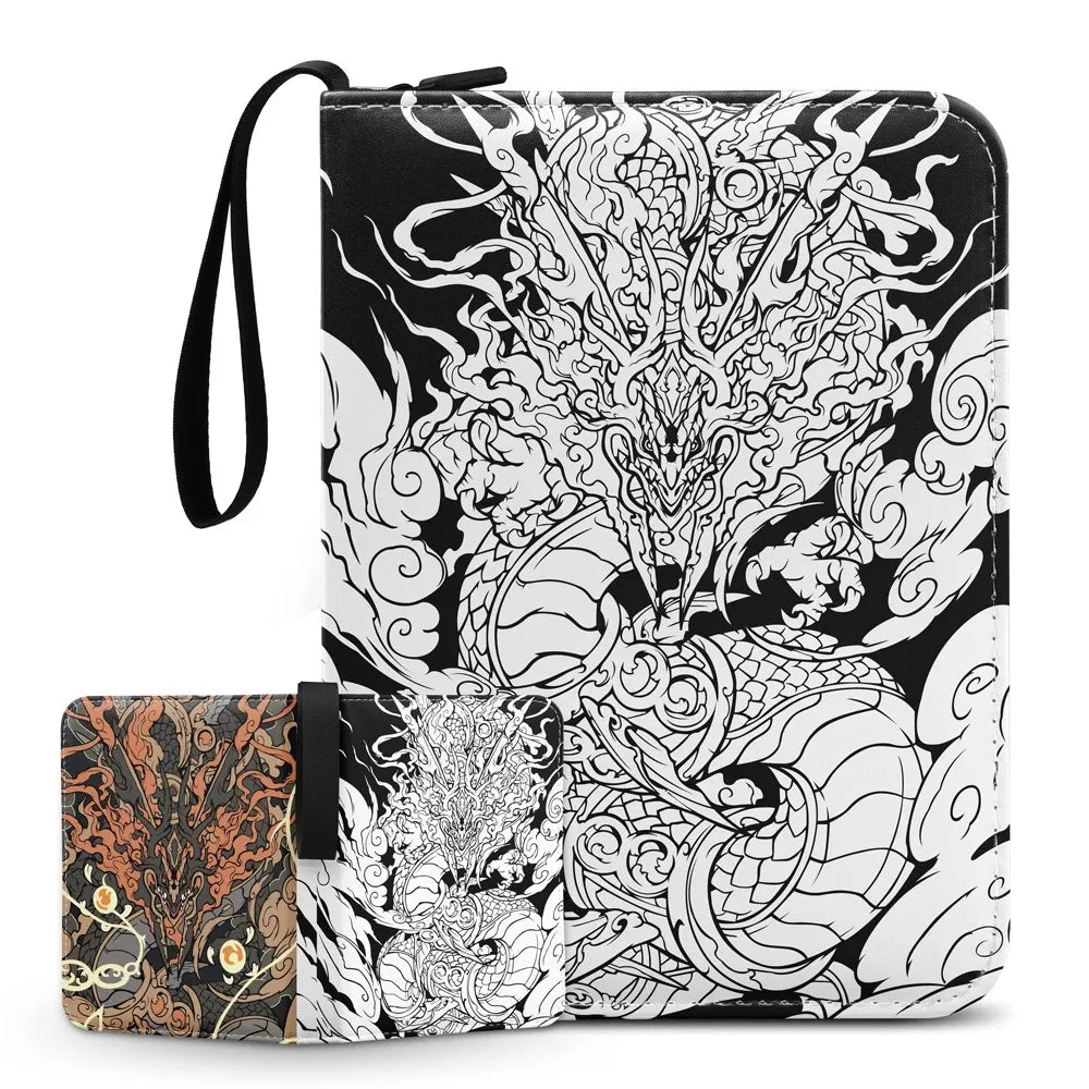 MIO 9 Pockets Premium PU Leather Top Loader Binder Trading Card Holder