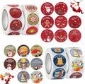 KYW Custom Labels Logo Sticker Roll Vinyl Paper Christmas Sticker Packaging Label for Gift Box