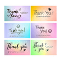 Custom logo Business Thank You Card Shopping Card Printing Holographic Trading Card